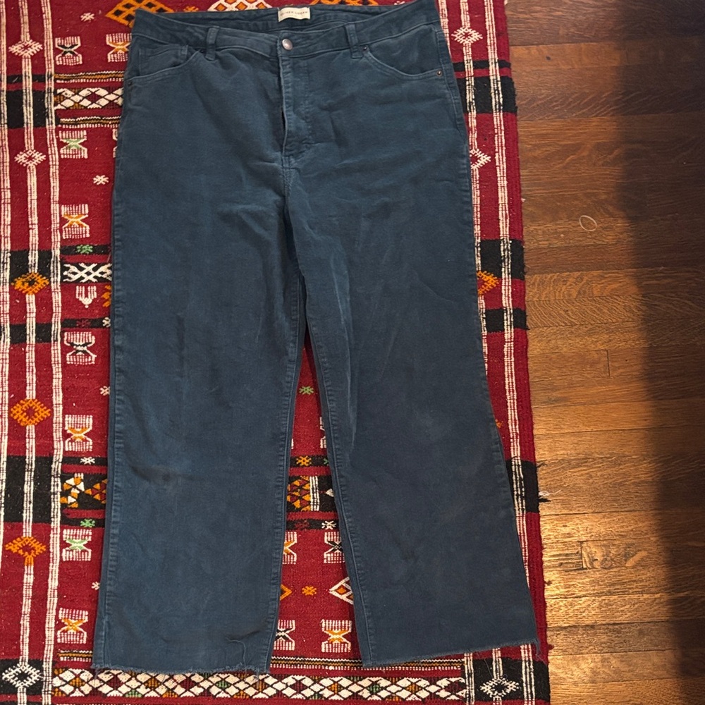 Women's Blue Cropped Jeans